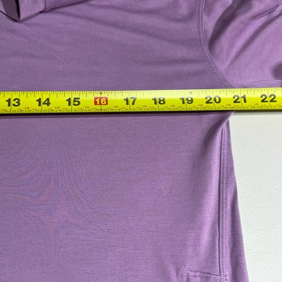 Lululemon Womens Crew Top 8 Side Cinch Long Sleeve Purple Relax Fit Breathable - Picture 10 of 12